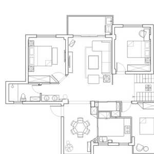 71平米做两居室实际面积打8折56个平方,有没有类似