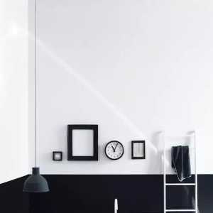 黑白小户型客厅装饰画装修效果图