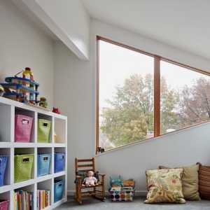 简约主义现代卧室窗台设计装修效果图