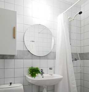 欧式卫生间淋浴室洗手台设计装修效果图