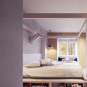 现代温馨原木家居卧室装修效果图