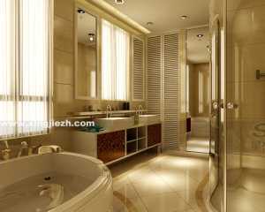 现代家装卫生间淋浴房装修效果图