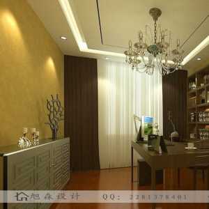 中式风格别墅客厅走廊装修效果图