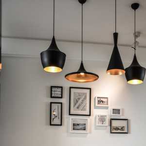 现代餐厅家装灯具吊灯装修效果图