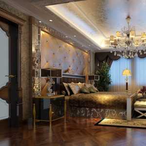 90㎡壁纸床90㎡地中海风格卧室装修效果图