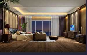中式风格三居室客厅窗帘装修效果图