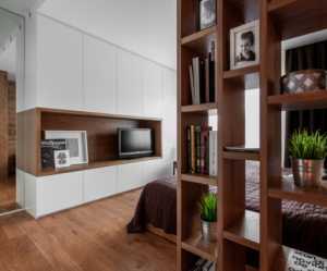 白沟三居室118平米,现代简约风格黑白灰色系,装修