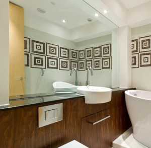 欧式风格古典浴室柜装修效果图