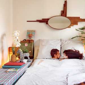 十里蓝山中式卧室窗帘装修设计效果图
