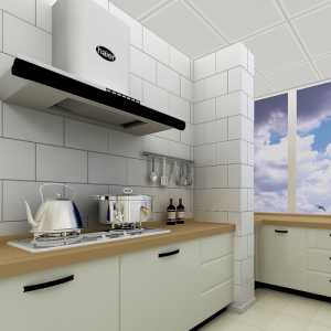 二居室美式厨房吊顶装修设计效果图