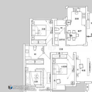 地中海风格客厅隔断怎么装修,70平米地中海风格两居室怎么装修省