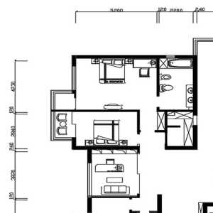 精装小户型,润城一期精美两房,润城现代简约857平米二居室装修