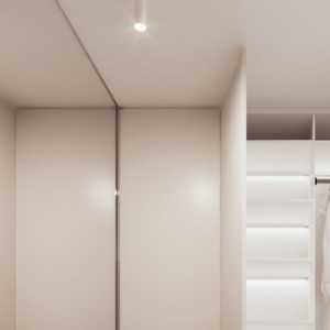 现代家装卧室带卫生间装修效果图